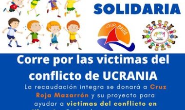 LOS ALUMNOS DEL CEIP BAHÍA CORREN POR LA PAZ EN UCRANIA