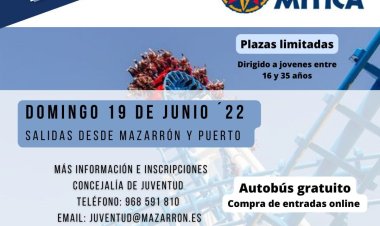 La Concejalía de Juventud organiza una excursión al parque temático Terra Mítica