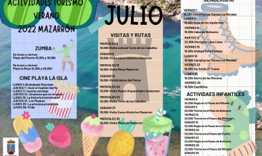LA CONCEJALÍA DE TURISMO PRESENTA SU PROGRAMACIÓN PARA ESTE VERANO 2022