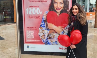 Continúa la campaña por San Valentín organizada por la Concejalía de Comercio y la asociación de comercio, hostelería y servicios de Mazarrón (ACOMA)