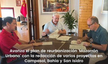 AVANZA EL PLAN DE REURBANIZACIÓN ‘MAZARRÓN URBANO’ CON LA REDACCIÓN DE VARIOS PROYECTOS EN CAMPOSOL, BAHÍA Y SAN ISIDRO