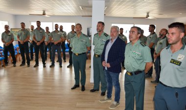 La Guardia Civil presente en Mazarrón un nuevo grupo técnico de buceo de alta especialización.