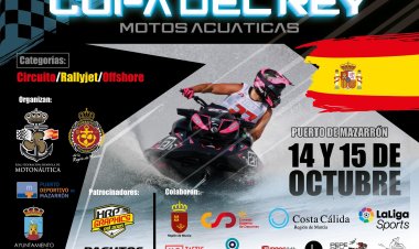 Mazarrón acoge la Copa del Rey y el cierre del Nacional con 157 pilotos de motos de agua.