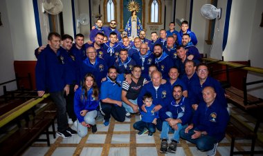 La Virgen del Milagro ya descansa en Mazarrón.