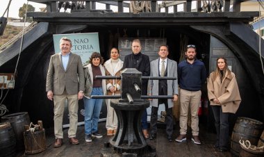 La Nao Victoria atraca en Puerto de Mazarrón La única réplica del barco que completó la primera vuelta al mundo podrá ser visitada hasta el próximo domingo