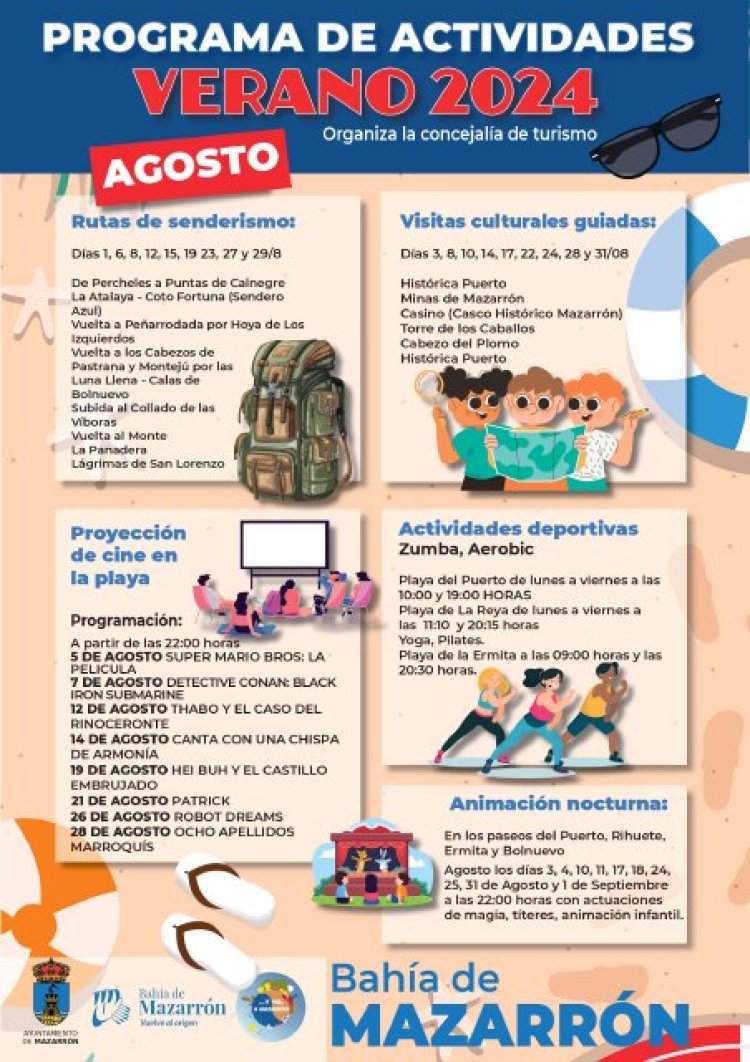 Presentación programación verano 2024 de la Concejalía de Turismo
