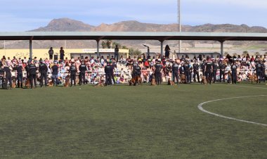 Mazarrón cierra con éxito las jornadas del curso de reciclaje y certificación para guías caninos y perros detectores.