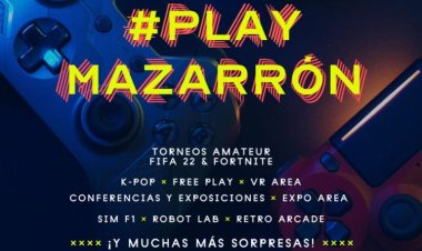 ¿TE VIENES AL PLAY MAZARRÓN GAME-PARTY EL PRÓXIMO SÁBADO 18 DE DICIEMBRE?