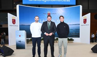 López Miras anuncia al mazarronero Pedro Acosta y Alejandro Valverde como nuevos embajadores turísticos "para dar aún más proyección a la Región"