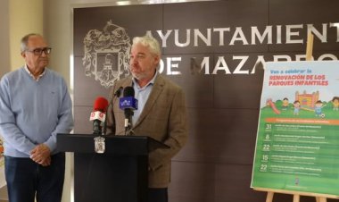 RUEDA DE PRENSA: El alcalde @gines_campilloy el concejal de Parques y Jardines @tomasure21 han presentado el Programa de Actividades Infantiles con motivo de la renovación de 10 parques en nuestro municipio