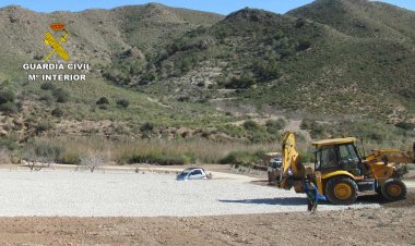 La Guardia Civil investiga a tres vecinos de Mazarrón por construir en terreno catalogado de especial protección