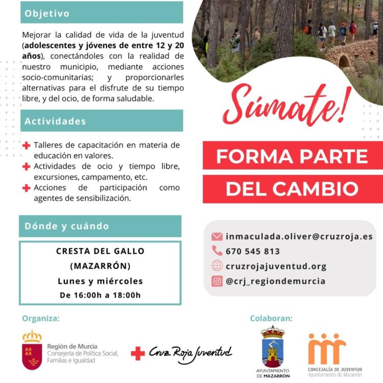 Rueda de prensa, una nueva iniciativa destinada a fomentar un ocio saludable y alternativo entre los jóvenes de Mazarrón