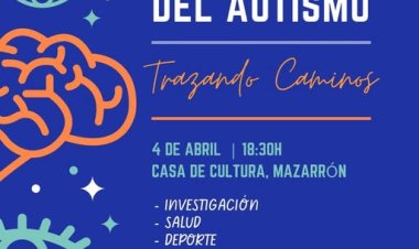 Con motivo del Día Internacional del Autismo, el próximo 4 de abril a las 18:30 h te invitamos a la II Jornada del Autismo “Trazando Caminos”, que se celebrará en la Casa de Cultura de Mazarrón.