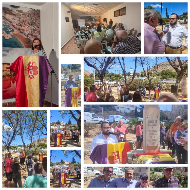 Este fin de semana hemos celebrado en Mazarrón las Primeras Jornadas de Memoria y Dignidad, rindiendo homenaje a los 45 mazarroneros víctimas del nazismo y recordando la liberación del campo de concentración de Mauthausen, 80 años después.