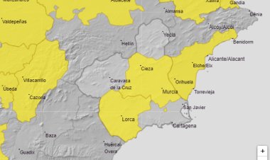 Meteorología mantiene su aviso de nivel amarillo por altas temperaturas en la Vega del Segura, Valle del Guadalentín, Lorca y Águilas