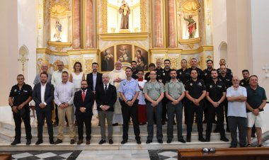 POLICIA LOCAL | Mazarrón ha celebrado hoy el Sagrado Corazón de Jesús, día del patrón de la Policía Local, con los actos oficiales en honor a nuestro cuerpo de policía.