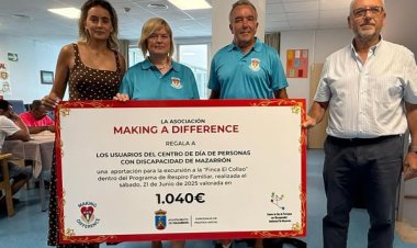 Making a Difference regala una excursión a los usuarios del Centro de Día de Personas con Discapacidad.