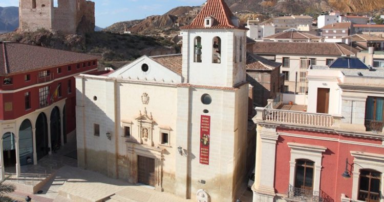 Iglesia de San Antonio de Padua en Mazarrón.