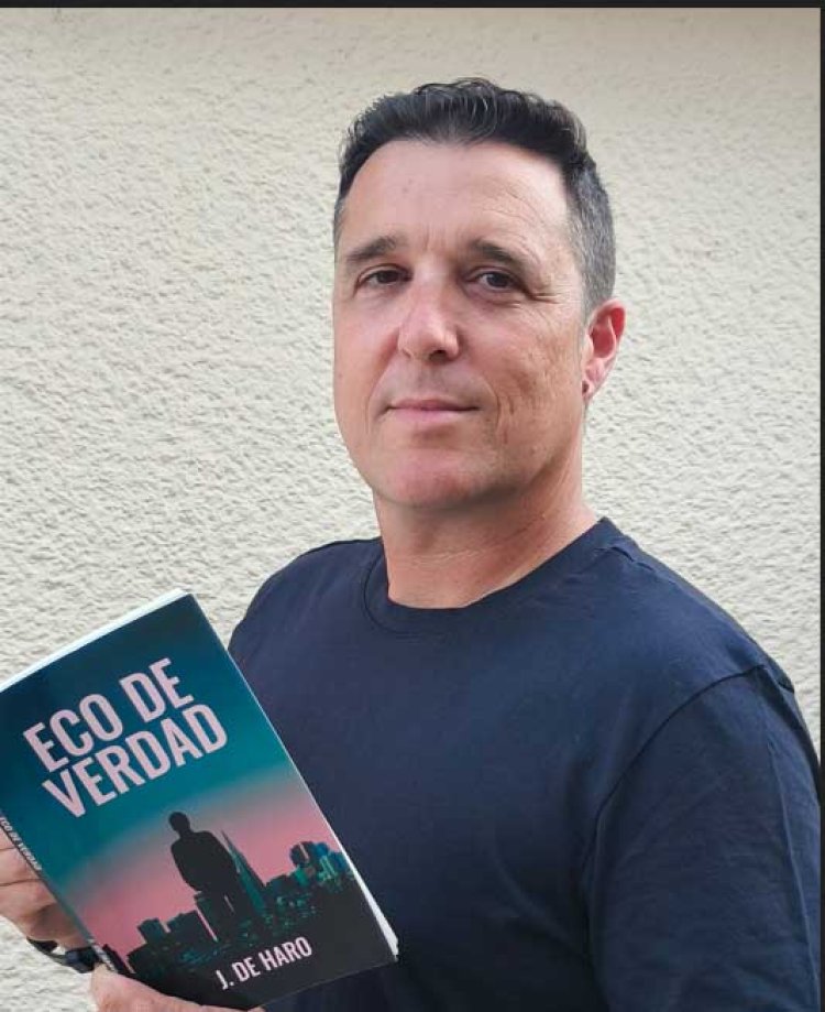 El mazarronero J. de Haro, publica su primera novela de ficción, “ Eco de Verdad”.
