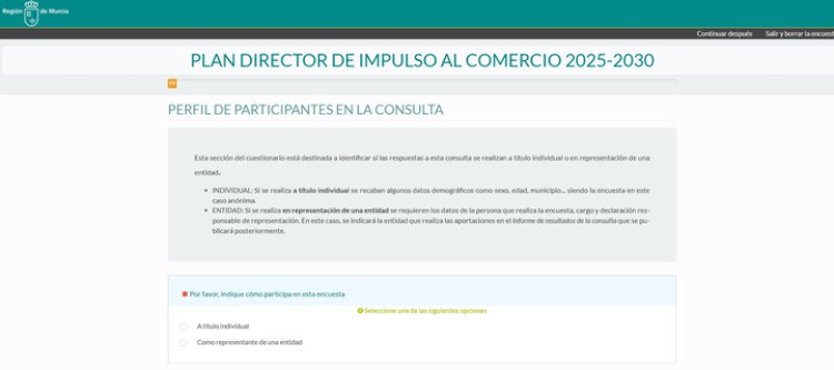La Comunidad abre una consulta para que los ciudadanos participen en el diseño del Plan Director de Impulso al Comercio 2025-2030