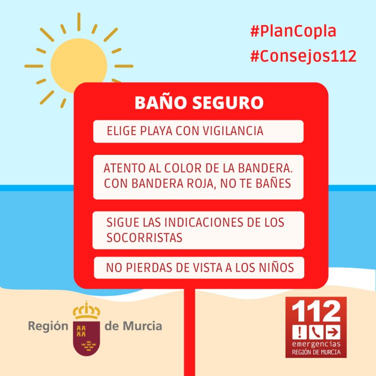 Los puestos de vigilancia de playas del Plan Copla han abierto hoy martes, 1 de julio, todos con la bandera verde