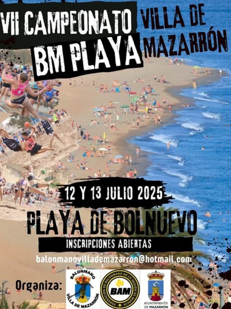 Mazarrón vive el mejor balonmano playa este fin de semana