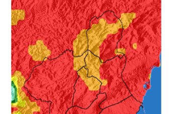 La Agencia Estatal de Meteorología informa del riesgo de incendio forestal previsto para hoy, domingo 17 de agosto de 2025, en la Región de Murcia.