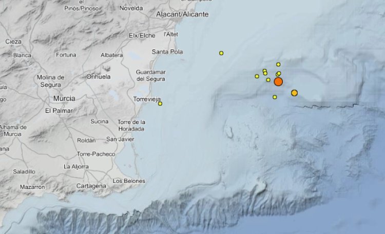 Enjambre sísmico en el Mar Mediterráneo El Mar Mediterráneo ha registrado en las últimas horas más de 10 terremotos