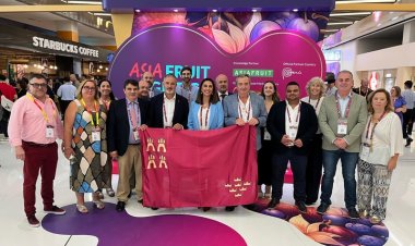 La Región exhibe su potente oferta hortofrutícola en la feria Asia Fruit Logística de Hong Kong con el objetivo de incrementar sus exportaciones