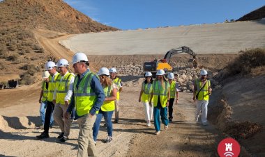FOTOS Y VIDEO: La restauración ambiental de San Cristóbal en Mazarrón alcanza el 70 por ciento de ejecución y afronta su fase más decisiva con el sellado