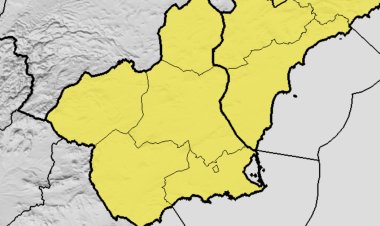 La Agencia Estatal de Meteorología AMPLIA AVISOS por fenómenos adversos de nivel AMARILLO por lluvias y tormentas en la madrugada del martes 30 de septiembre en la Región de Murcia.