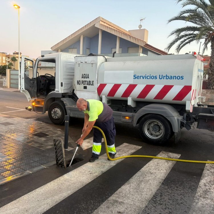 Limpieza de arquetas y canalizaciones previas a la temporada de lluvias