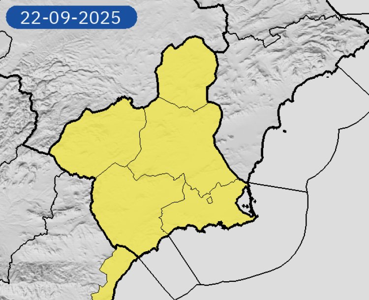 Meteorología advierte de lluvia (20 litros en una hora) y tormentas a partir de las 10 de esta noche