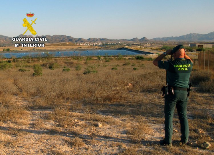 La Guardia Civil investiga a dos agricultores por transformar ilegalmente más de 50 hectáreas de cultivo de secano en regadío