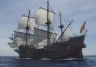 El Galeón Andalucía visitará la próxima semana Mazarrón. Será la última oportunidad para subir a bordo antes de marcharse duante varios años a Estados Unidos.