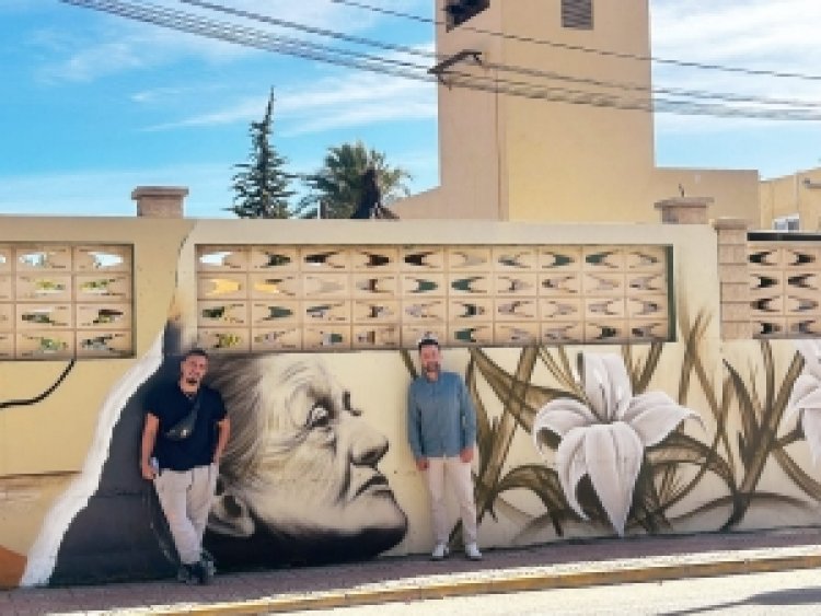 Un nuevo mural recibirá a La Purísima a su llegada a Bolnuevo
