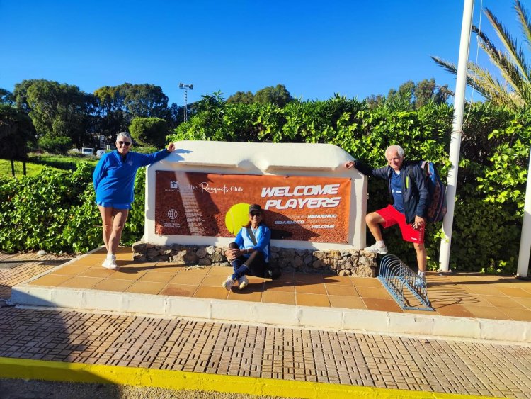 El Club de Tenis Mazarrón, disputó el torneo de veteranos ITF en la Manga
