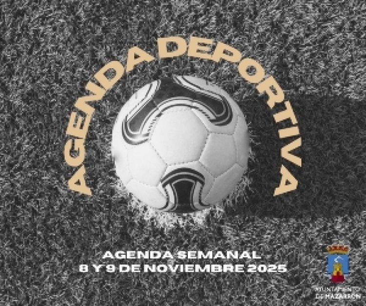 AGENDA DE SEMANA DEL 6 y 7 DE DICIEMBRE 2025