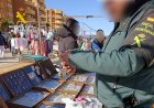 La Guardia Civil se incauta en el mercadillo semanal de Puerto Mazarrón objetos falsificados valorados en más de 100.000 euros