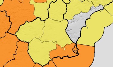 Meteorología advierte de viento fuerte en toda la Región que hoy puede llegar hasta 90 km/h en el Campo de Cartagena y Mazarrón