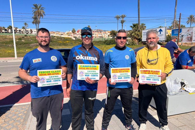 JUAN JOSÉ MTEZ SE HACE CON EL SEGUNDO SOCIAL DEL CLUB DE PESCA PUERTO DE MAZARRÓN