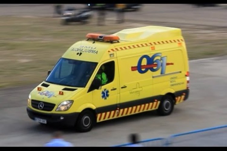 Sanitarios no han podido salvar la vida de un motorista fallecido en accidente de tráfico ocurrido en carretera de Ramonete, Lorca