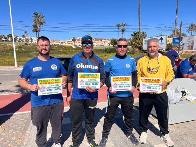 JUAN JOSÉ MTEZ SE HACE CON EL SEGUNDO SOCIAL DEL CLUB DE PESCA PUERTO DE MAZARRÓN
