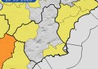 Meteorología actualiza sus avisos para mañana martes por nevadas en el Noroeste y lluvia en Campo de Cartagena y Mazarrón