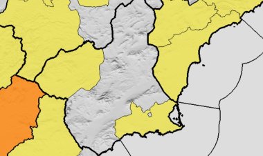 Meteorología actualiza sus avisos para mañana martes por nevadas en el Noroeste y lluvia en Campo de Cartagena y Mazarrón