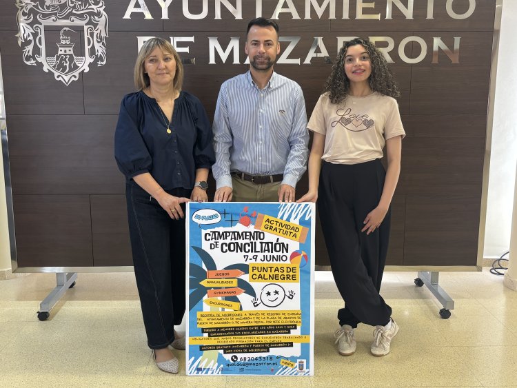 Presentado esta mañana el Campamento gratuito de Conciliación del 7 al 9 de Junio en Puntas de Calnegre