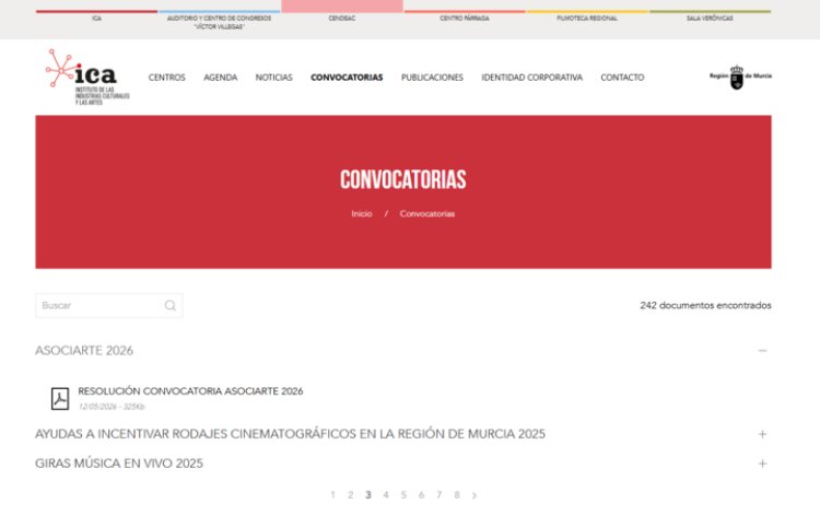 Nueva convocatoria del 'Plan Asociarte' para incrementar las actividades culturales en los municipios