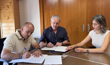 Firma del convenio de colaboración con la Sociedad de Cazadores La Purísima