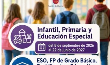 Educación publica el calendario lectivo del próximo curso escolar