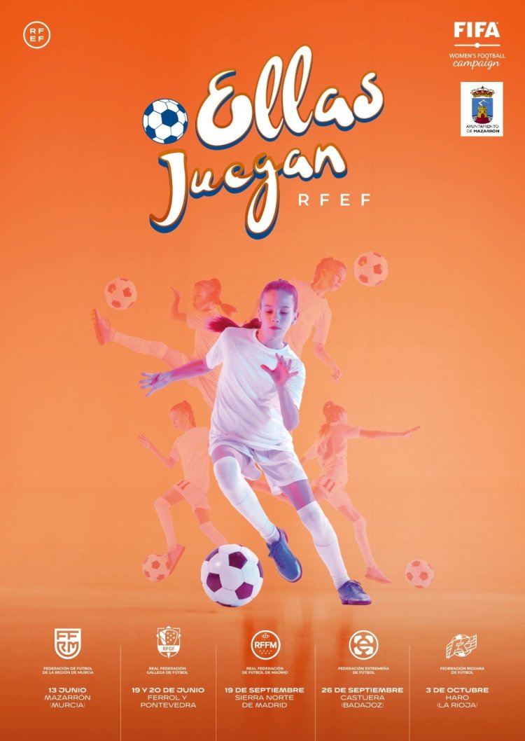 Mazarrón apuesta por el fútbol femenino con las jornadas "Ellas juegan" el próximo sábado 13 de junio